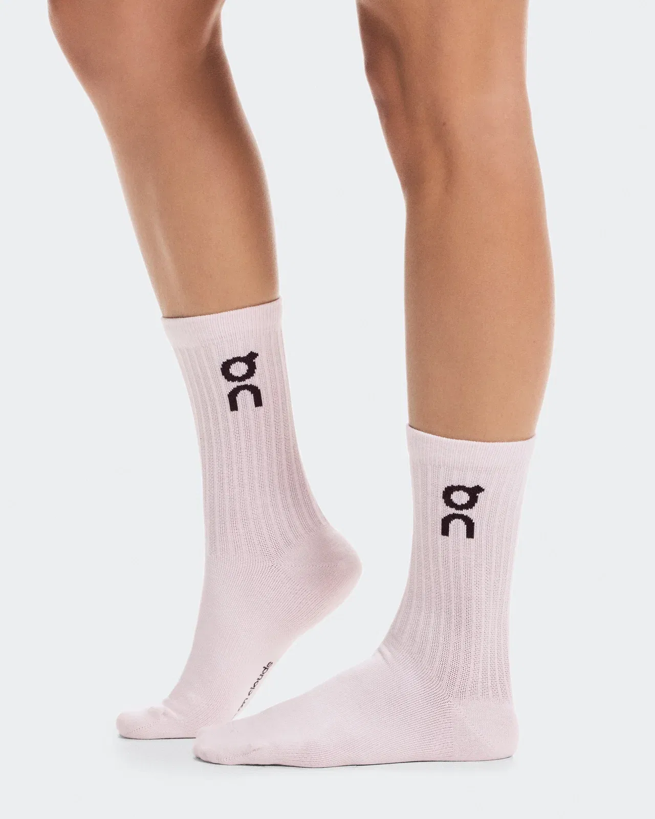 On Logo Sock High 3P Orchid Bloom