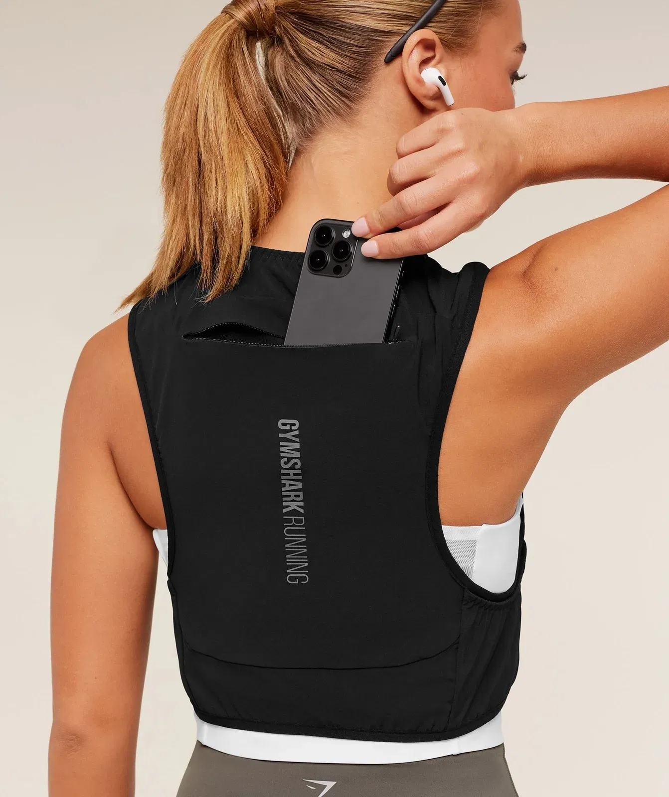 Gymshark Running Elite Hydration Vest Black