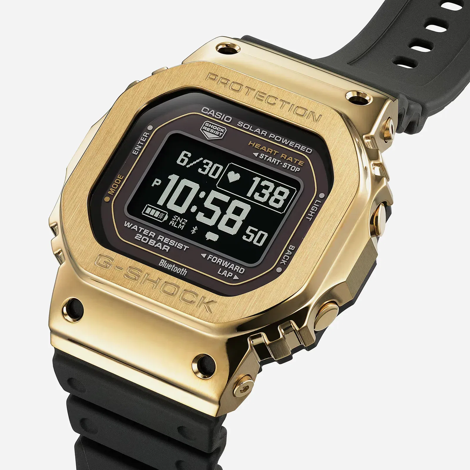 Casio G-Shock GMH5600-9 Move Multifunction Gold Black Digital Watch