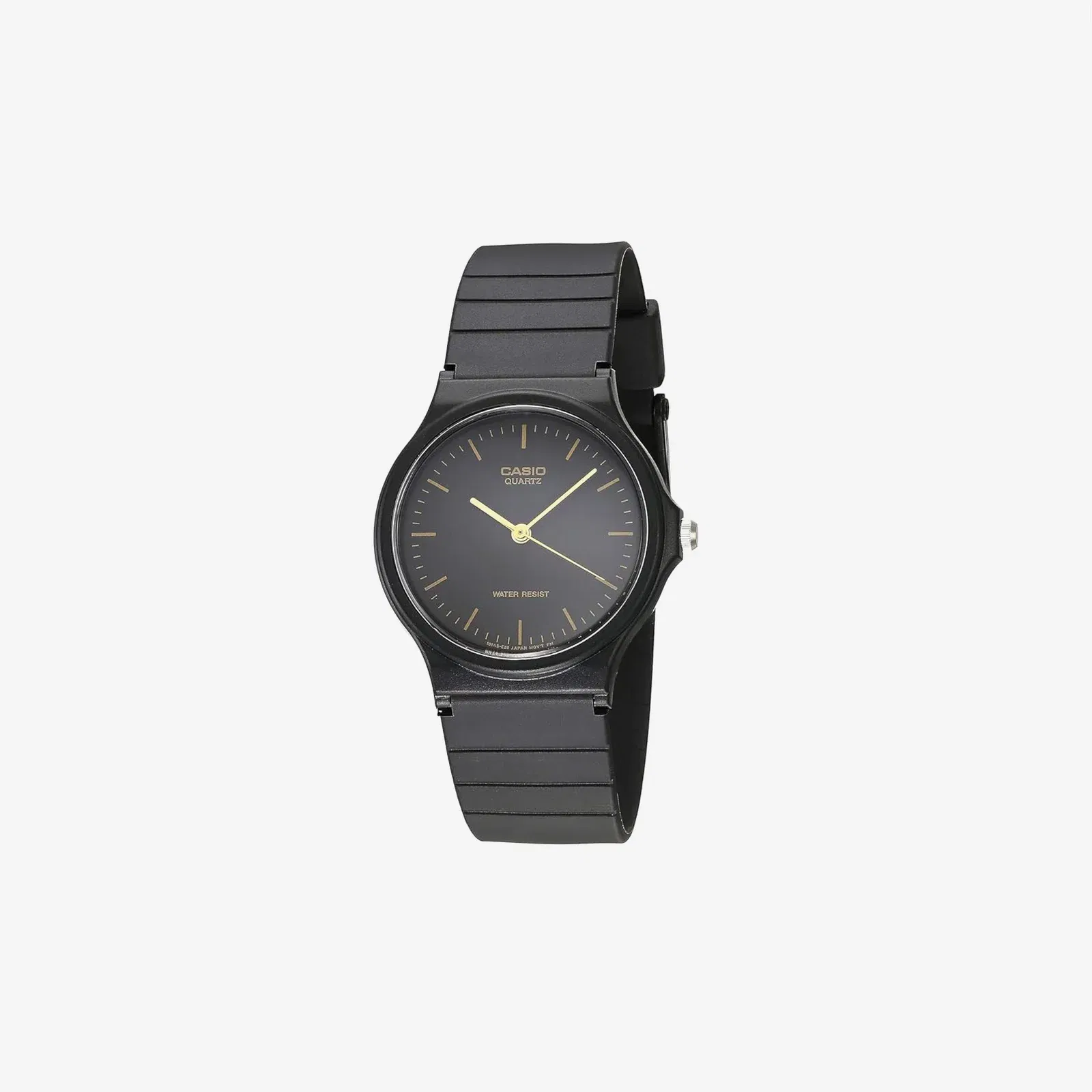 Casio MQ24 Series Quartz Analog Water Resistant Resin Case Resin Band Resin Glass Watch