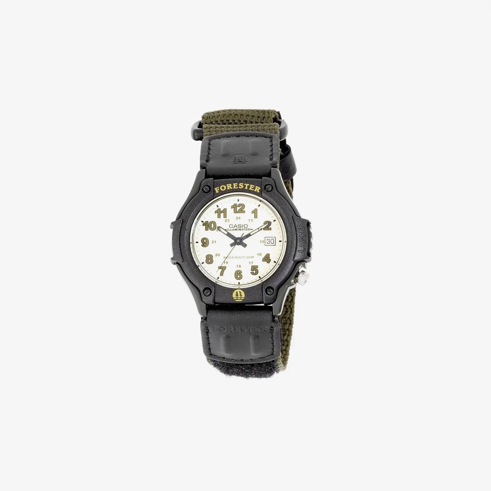 Casio FT500WV-3BV 100 Meter Water Resistance LED Light Date Display Leather/Cloth Band 3 Year Battery Analog Sport Watch