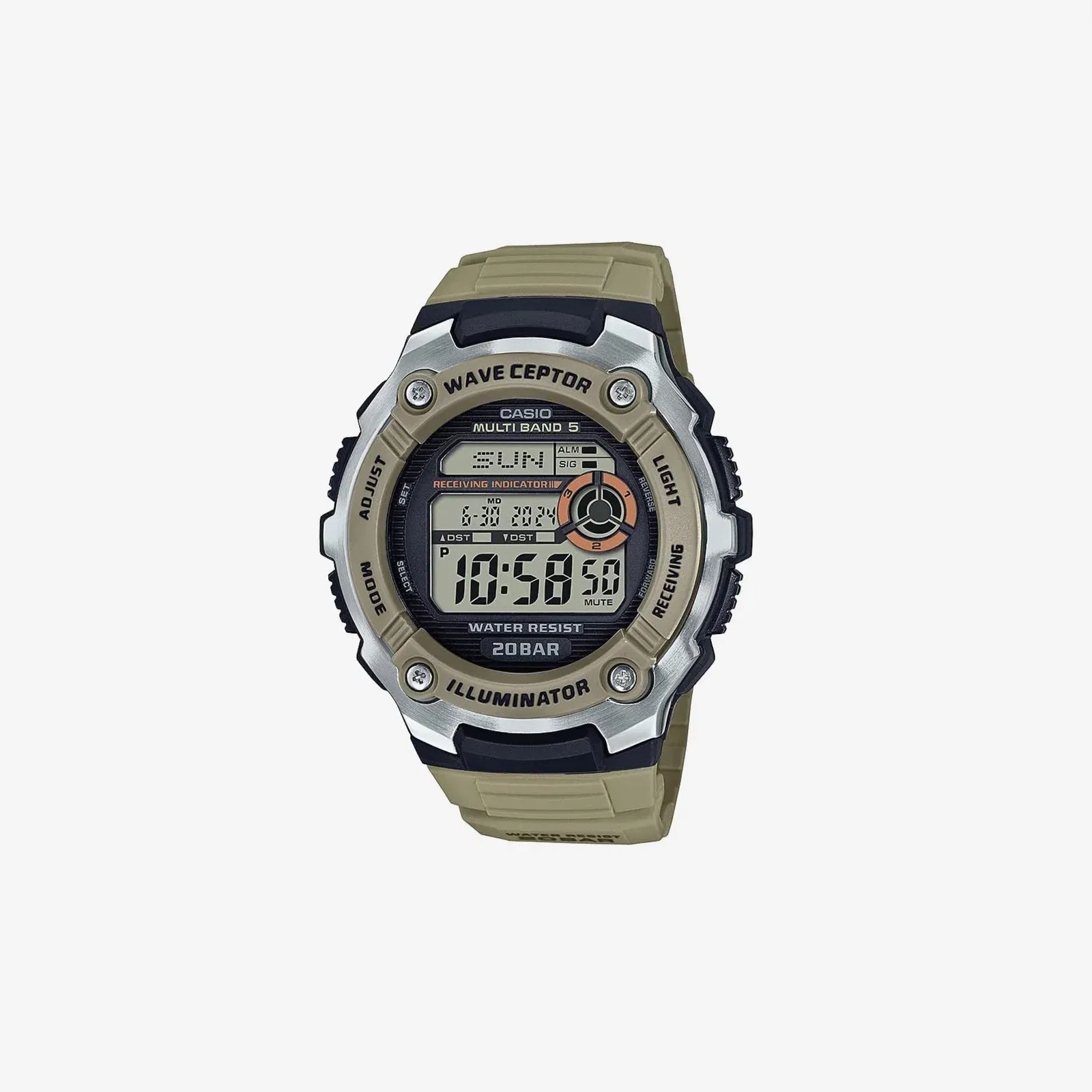 Casio WV-200R-5A Wave Ceptor Illuminator Resin Band Watch