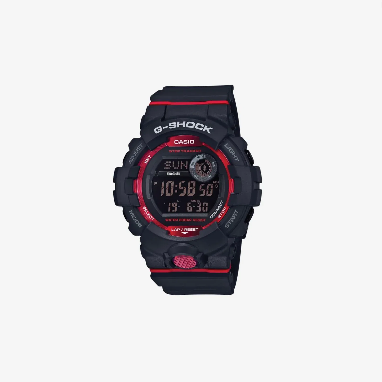 Casio G-Shock Move GBD800-1 Shock Resistant 200M WR Step Counter Bluetooth Connectivity Training Features Black Sport Watch