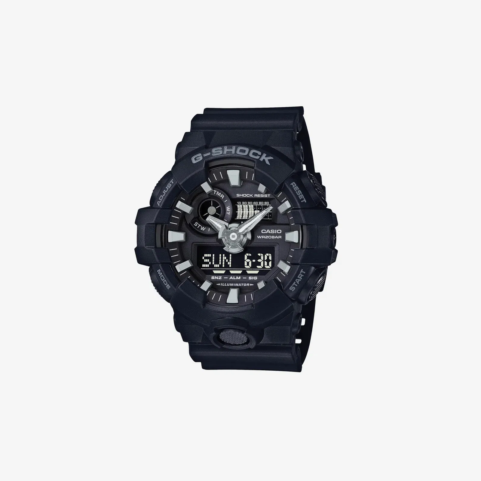 Casio G-Shock GA-700-1BDR Quartz Resin Casual Black Watch
