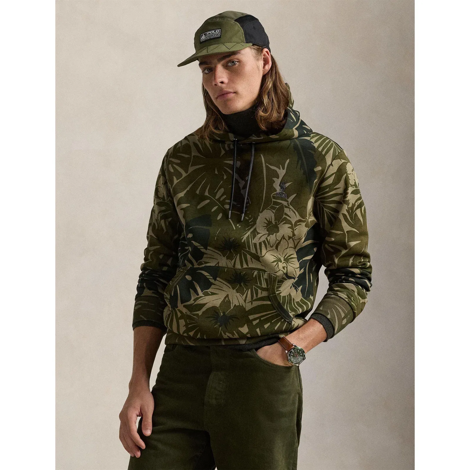Palm-Camo Double Knit Hoodie