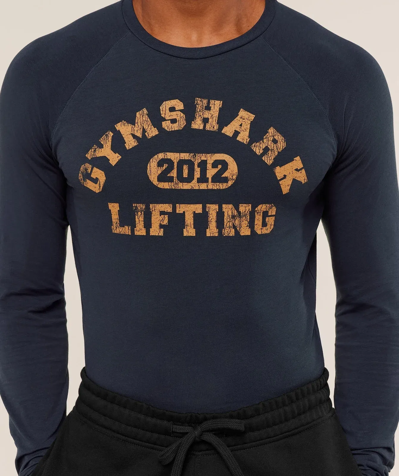 Gymshark Lifting Long Sleeve T-Shirt - Heavy Blue