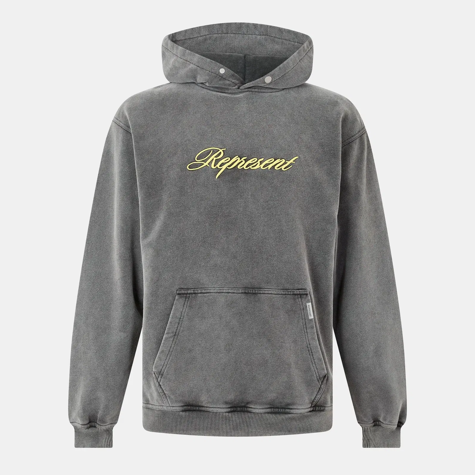 Script Cotton Long Sleeve Over the Head Hoodie