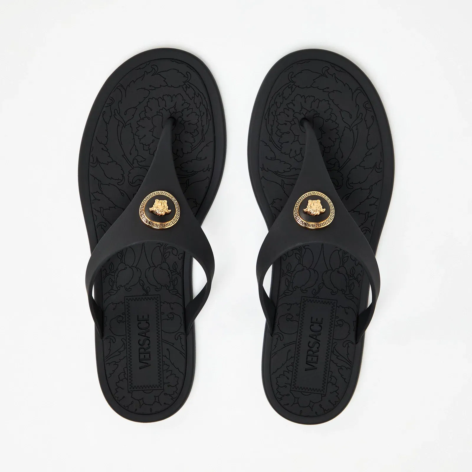 Alia Rubber Flat Sandals