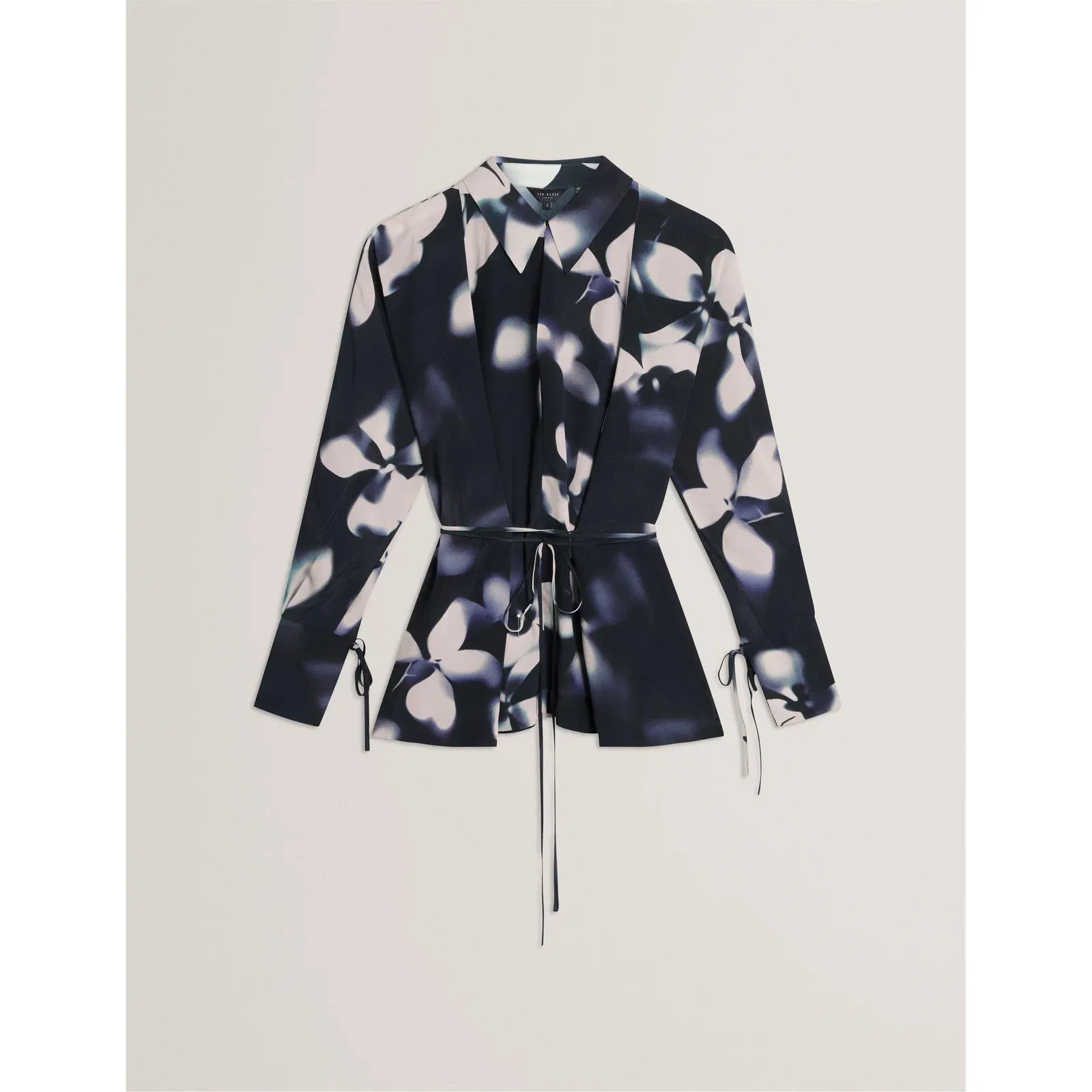 Print Long Sleeve Blouse