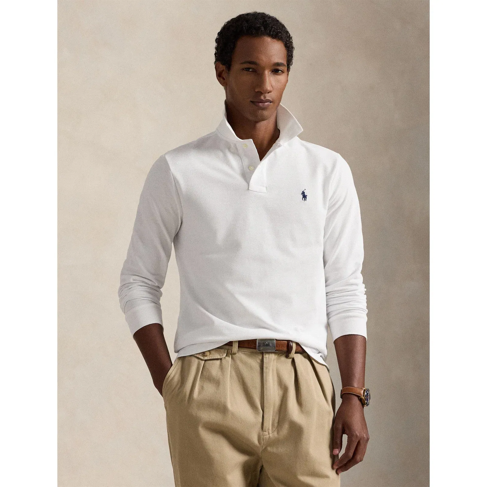 Long Sleeve Polo Shirt