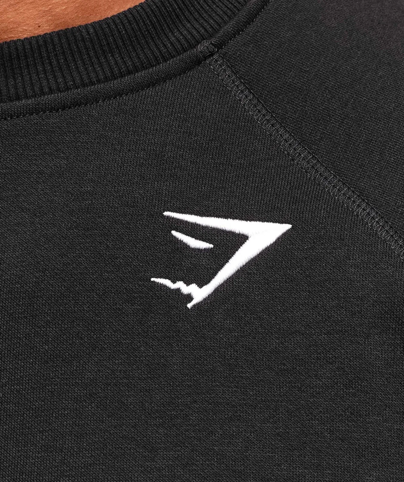Gymshark Crest Sweatshirt - Black