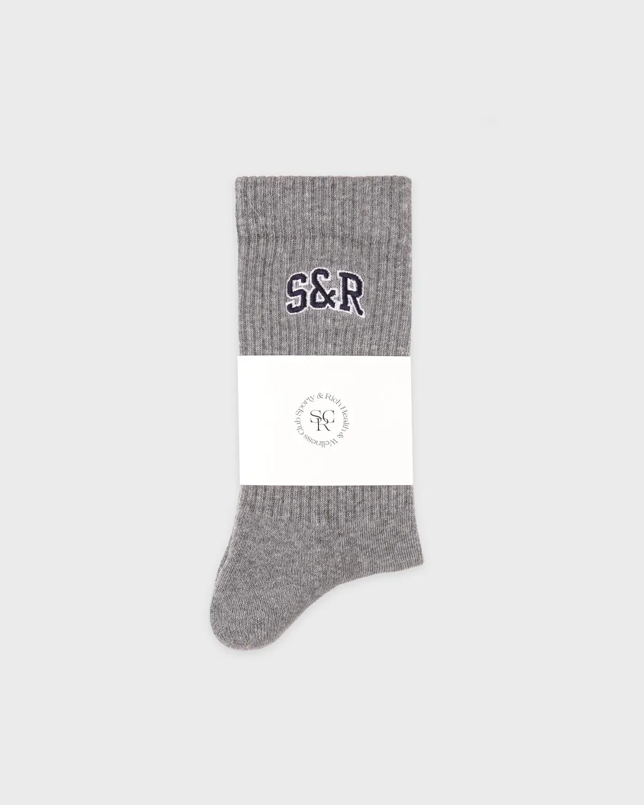 S&R Ivy Socks - Heather Gray/Navy