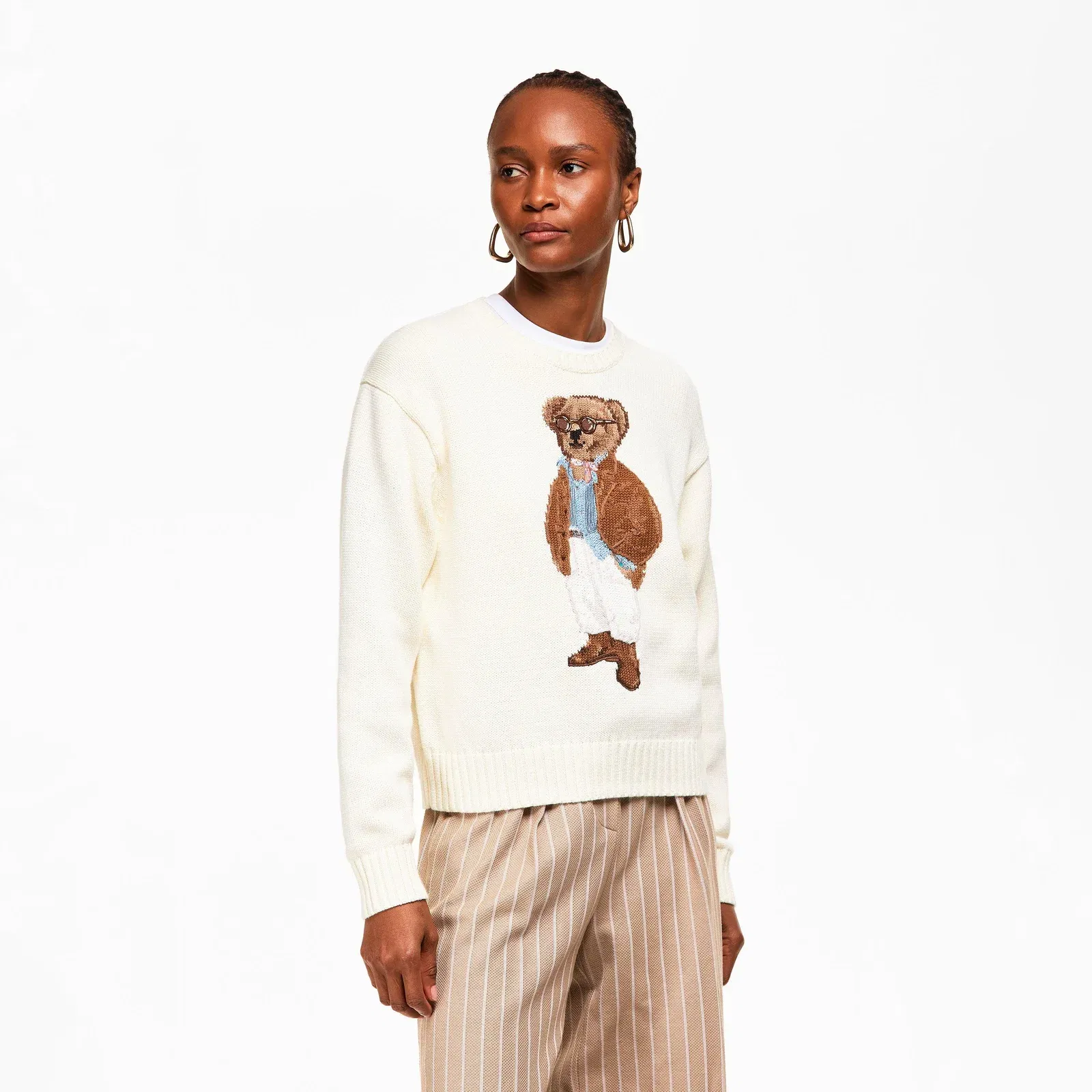 Bear Crew Neck Jumper
