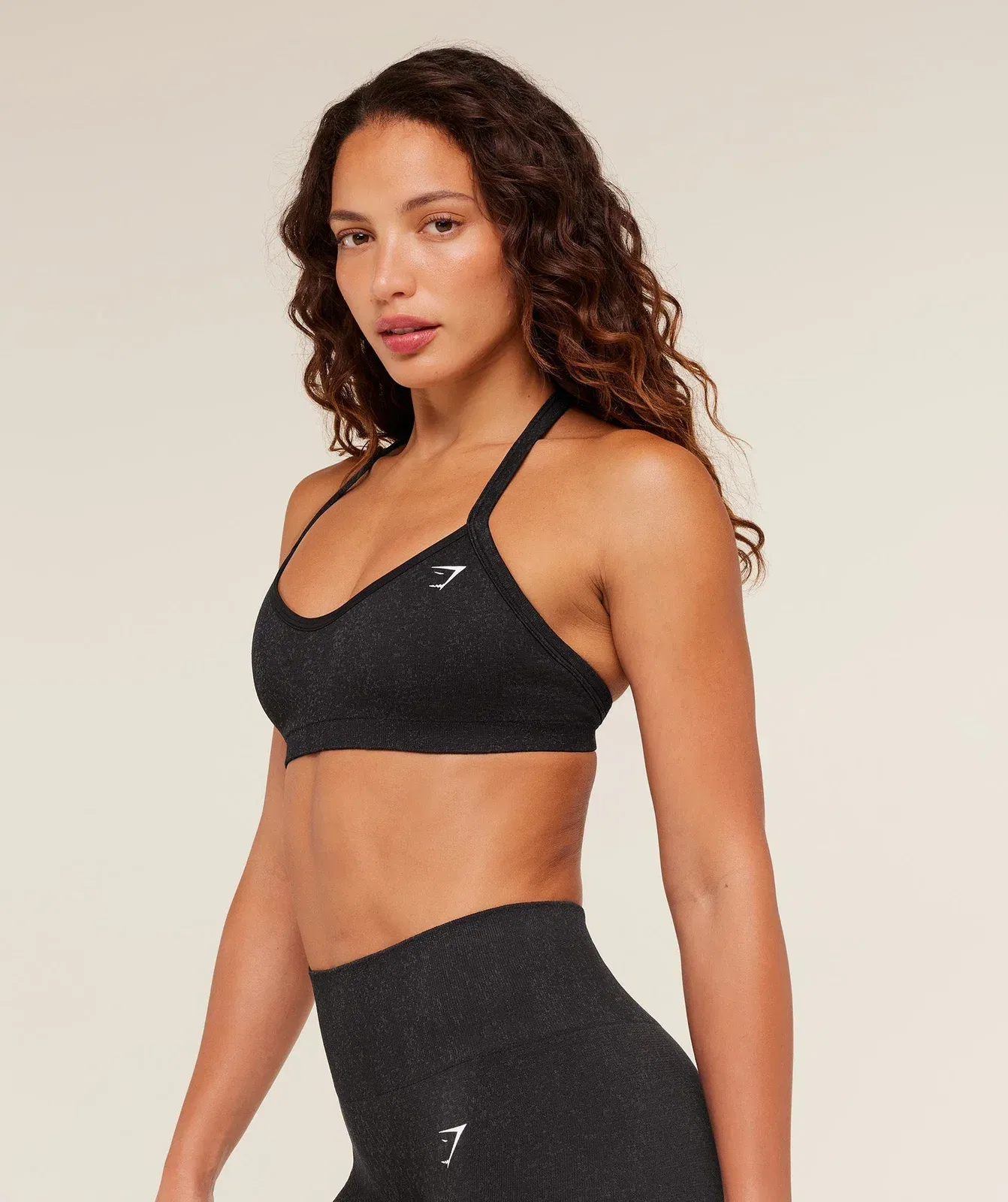 Gymshark Adapt Fleck Sports Bra - Mineral | Black