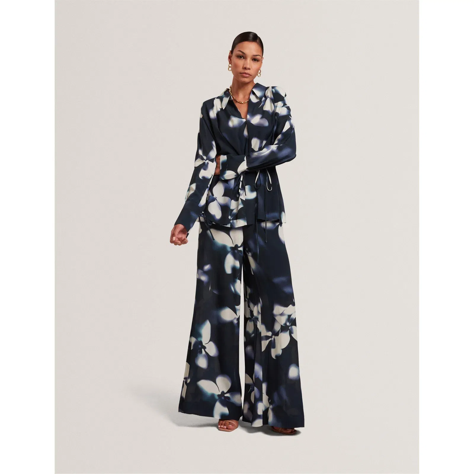 Print Palazzo Trousers