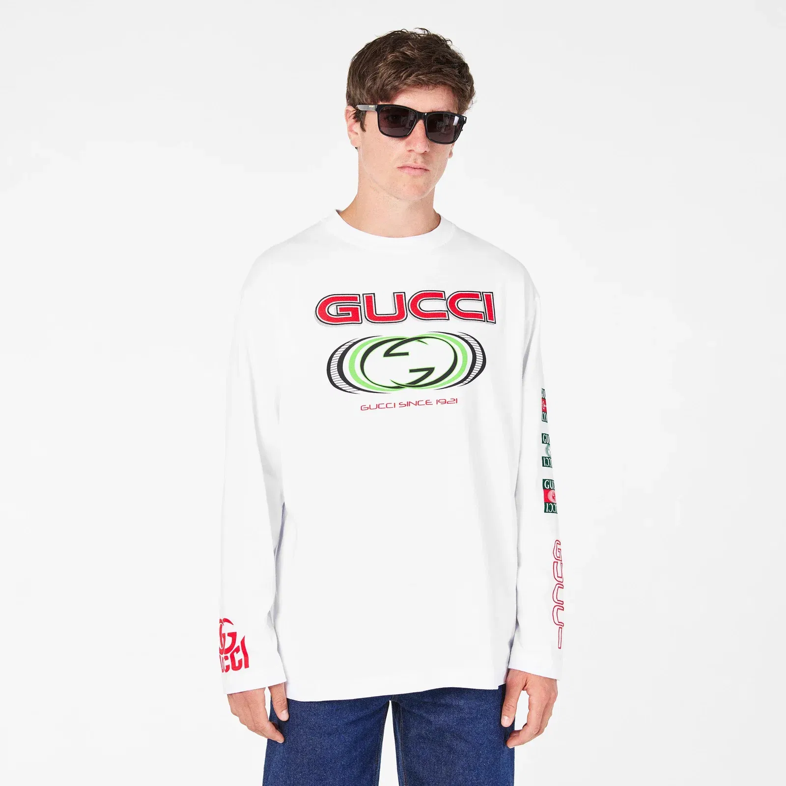 Logo Print Long Sleeve T-Shirt
