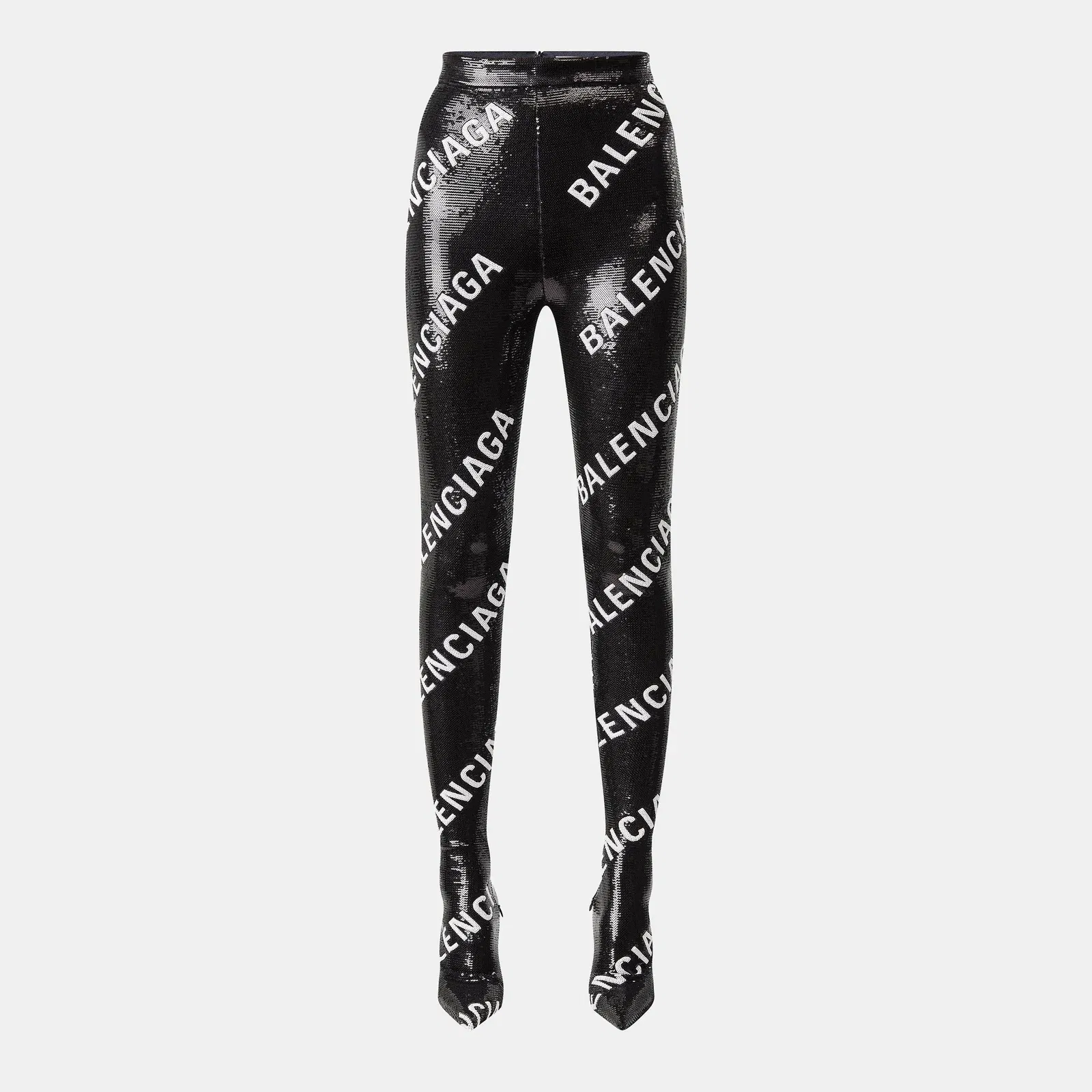 Sequinned Sock Boot Leggings