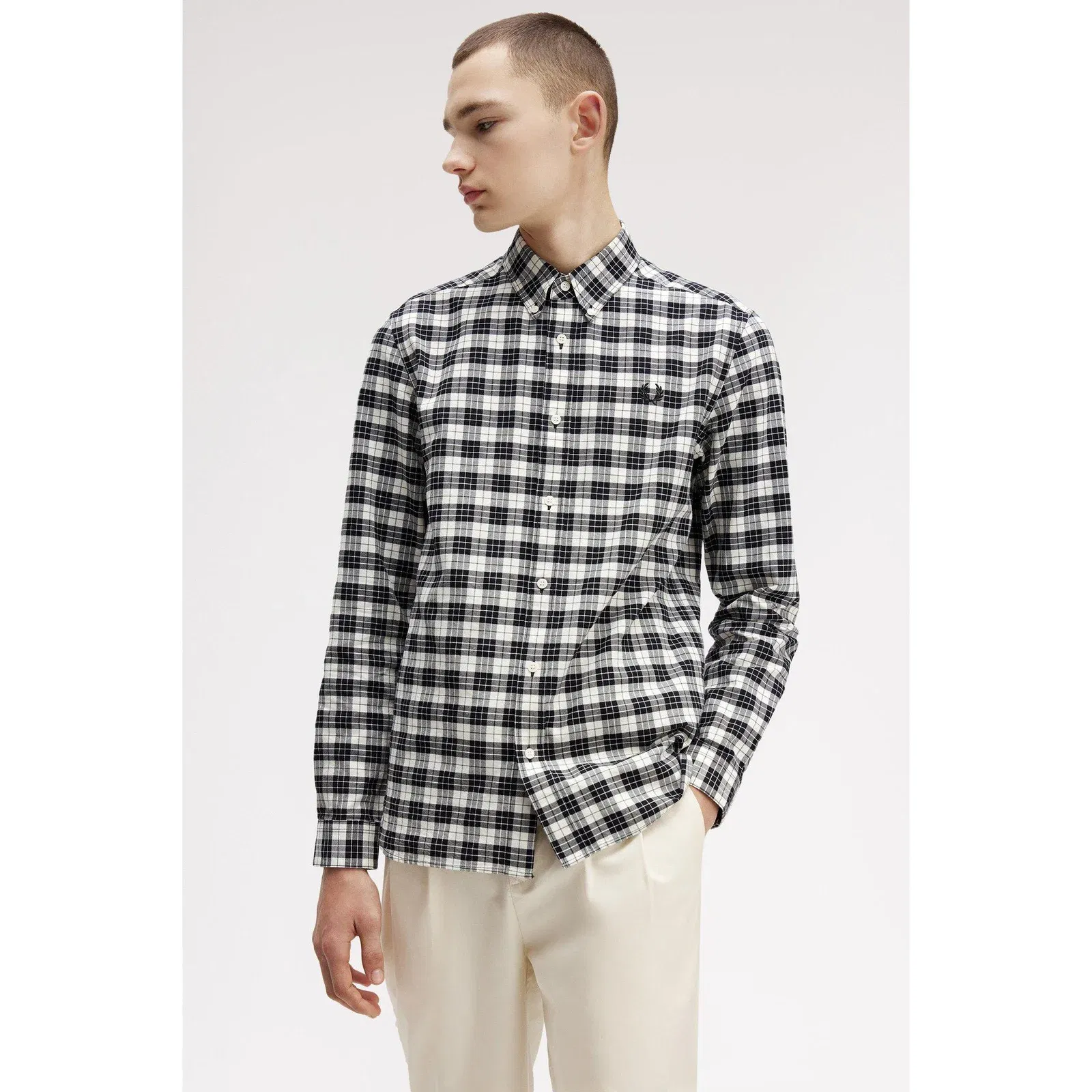 Tartan Long Sleeve Oxford Shirt
