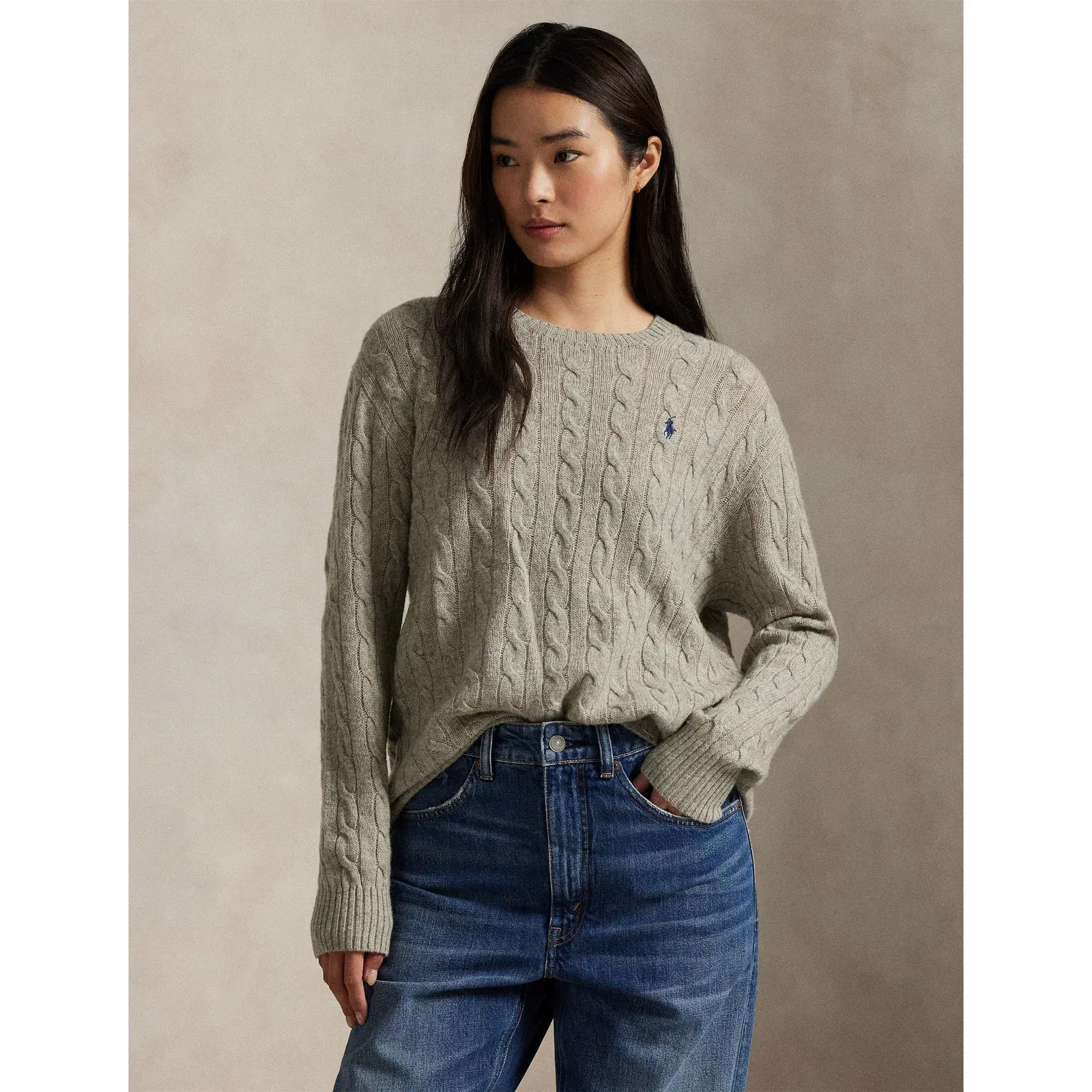 Cable Crew Neck Jumper