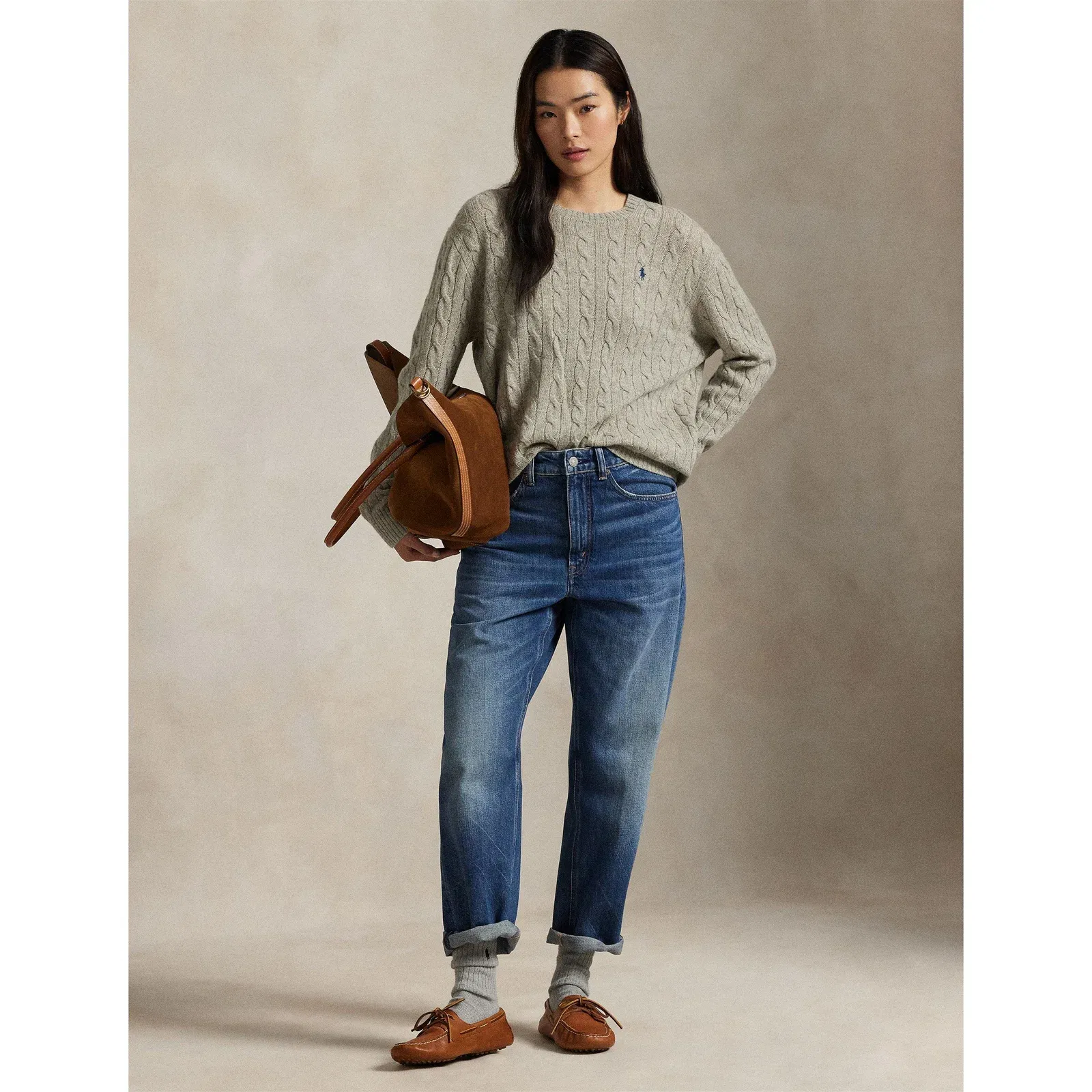 Cable Crew Neck Jumper