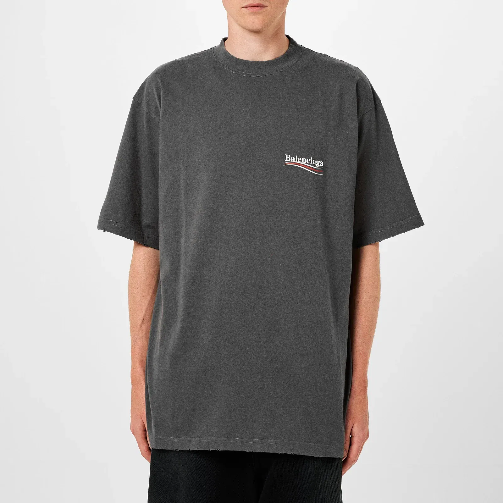 Oversized Embroidered Cotton-Jersey T-Shirt