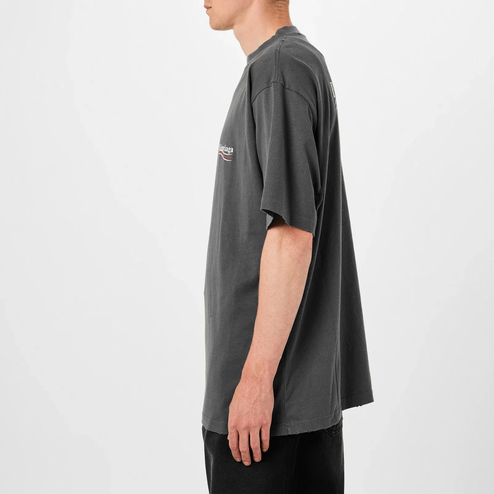 Oversized Embroidered Cotton-Jersey T-Shirt