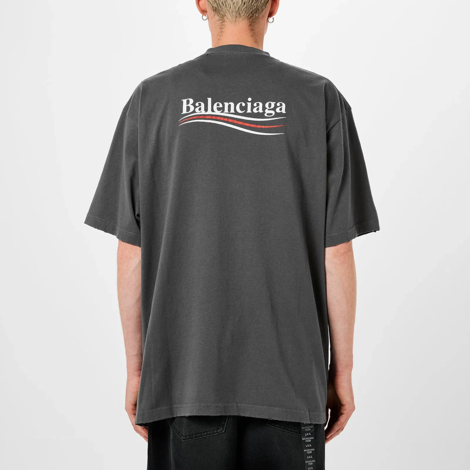 Oversized Embroidered Cotton-Jersey T-Shirt