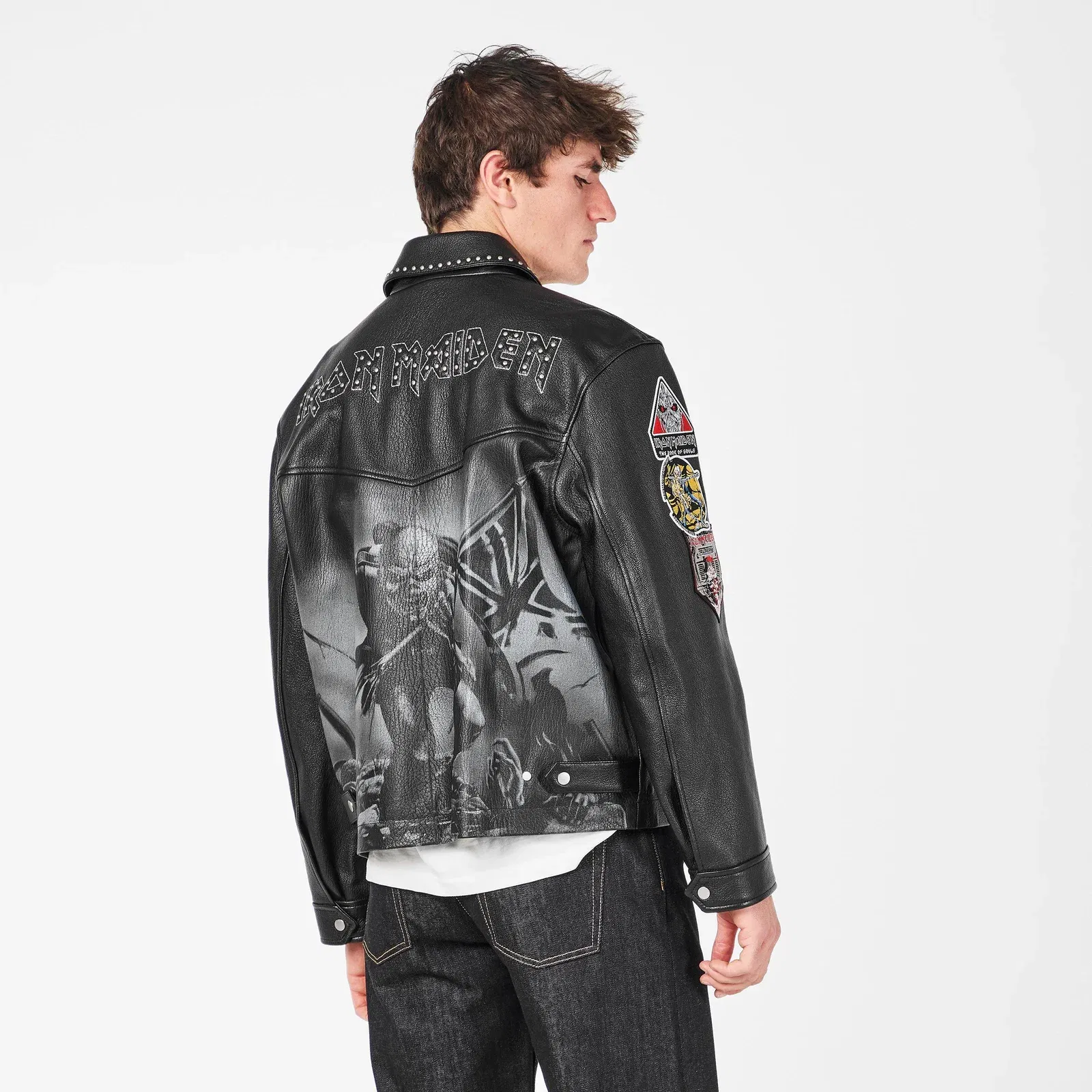 Trooper x Iron Maiden Leather Jacket