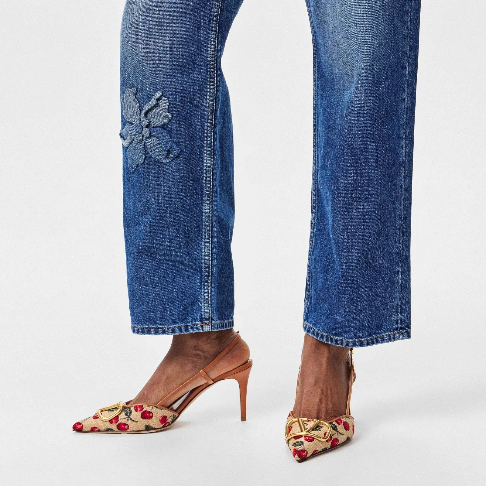 Vlogo Hardware Slingbacks