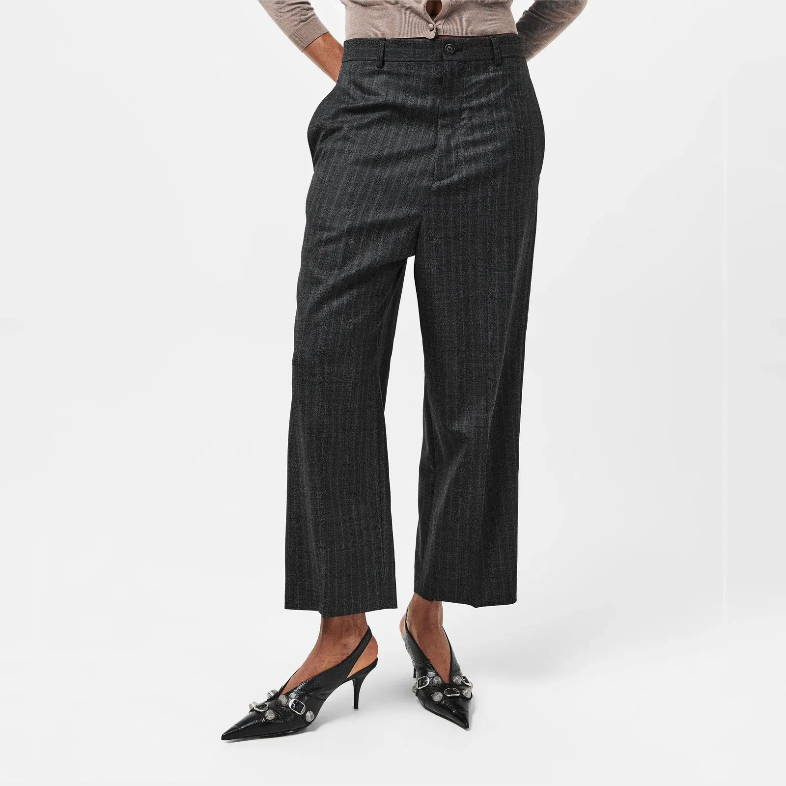 Capri Cropped Straight Leg Jeans