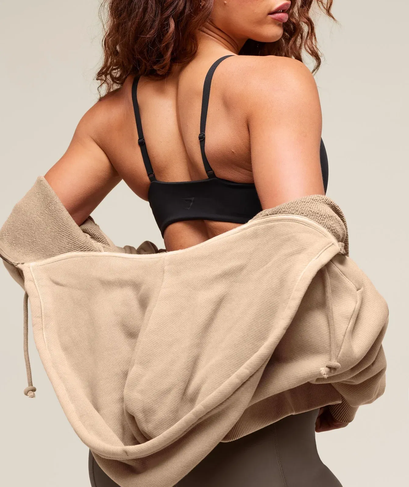 Gymshark Twist Front Bralette - Black