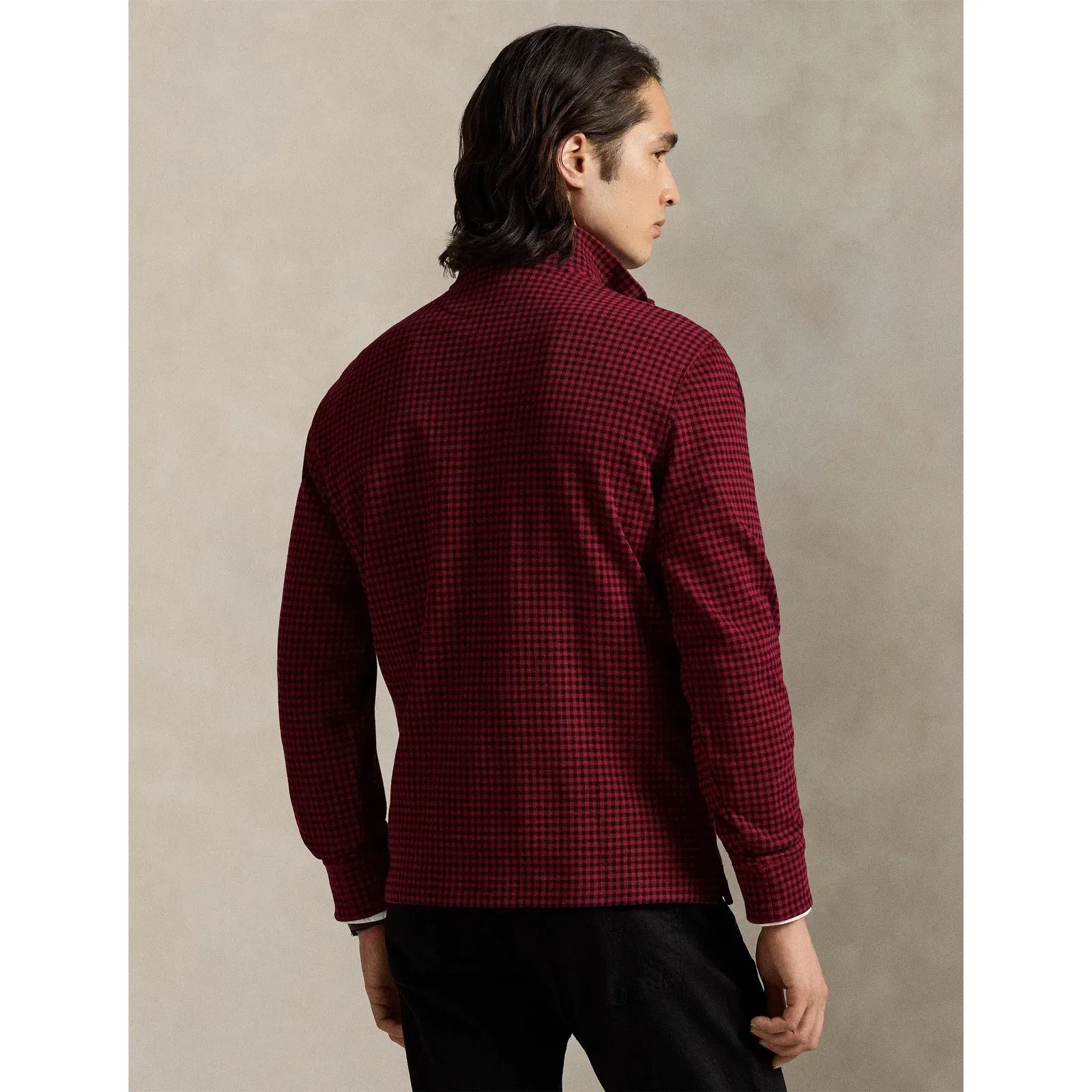 Plaid Estate 1/4 Zip Sweatshirt