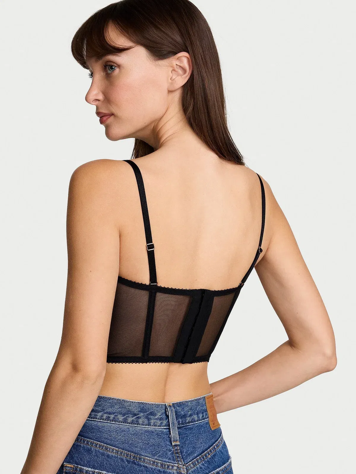 Tease Rose Embroidery Corset Top