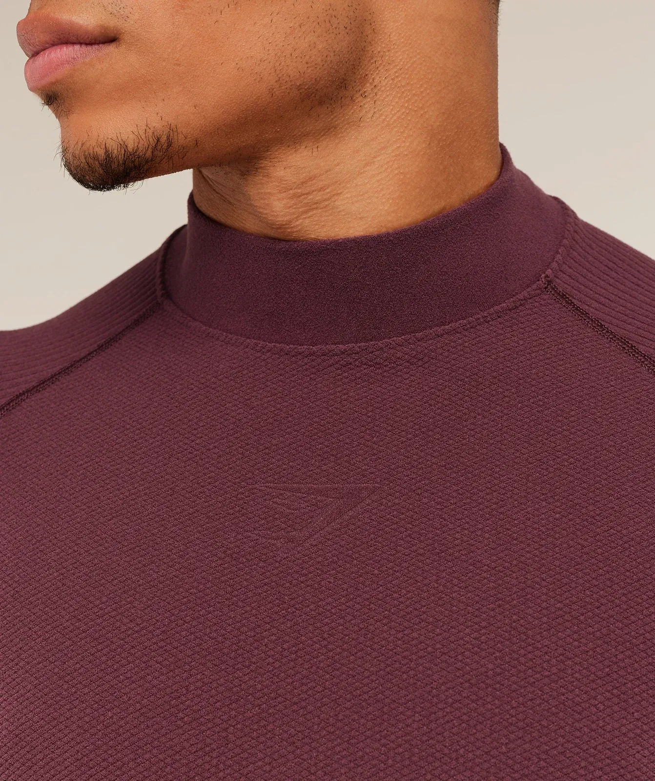 Gymshark Physique Long Sleeve T-Shirt - GS Impact Burgundy/GS Cherry Purple