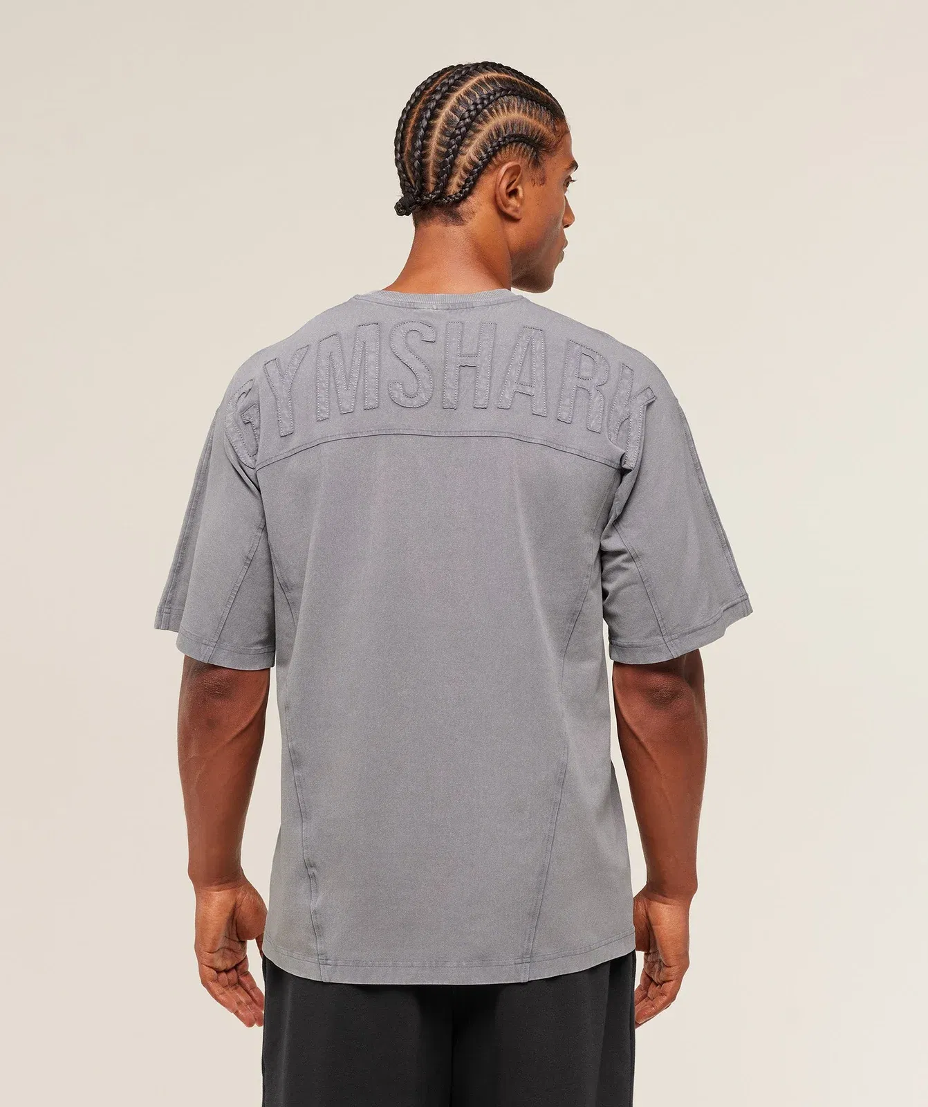 Gymshark Power Washed T-Shirt - GS Medium Grey