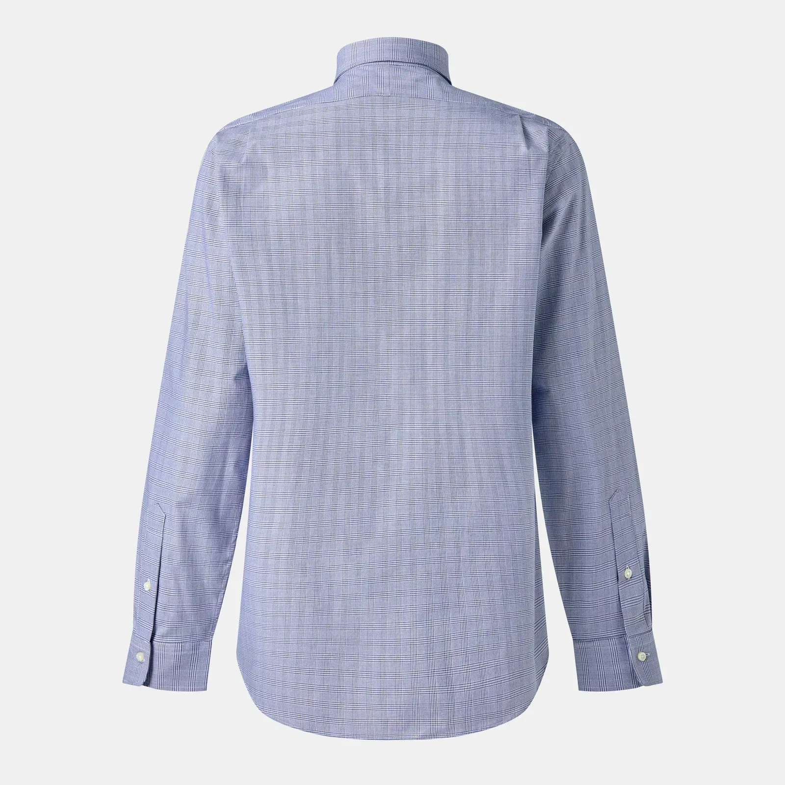 Poplin Check Long-Sleeve Patterned Shirt