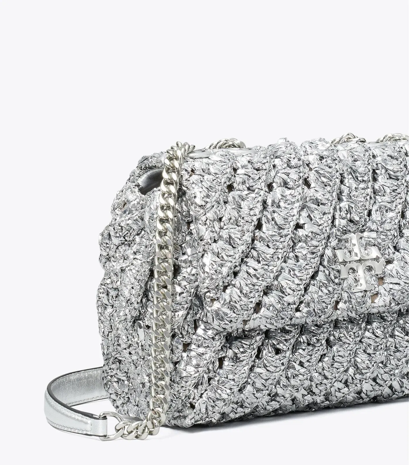 Small Kira Woven Shoulder Bag