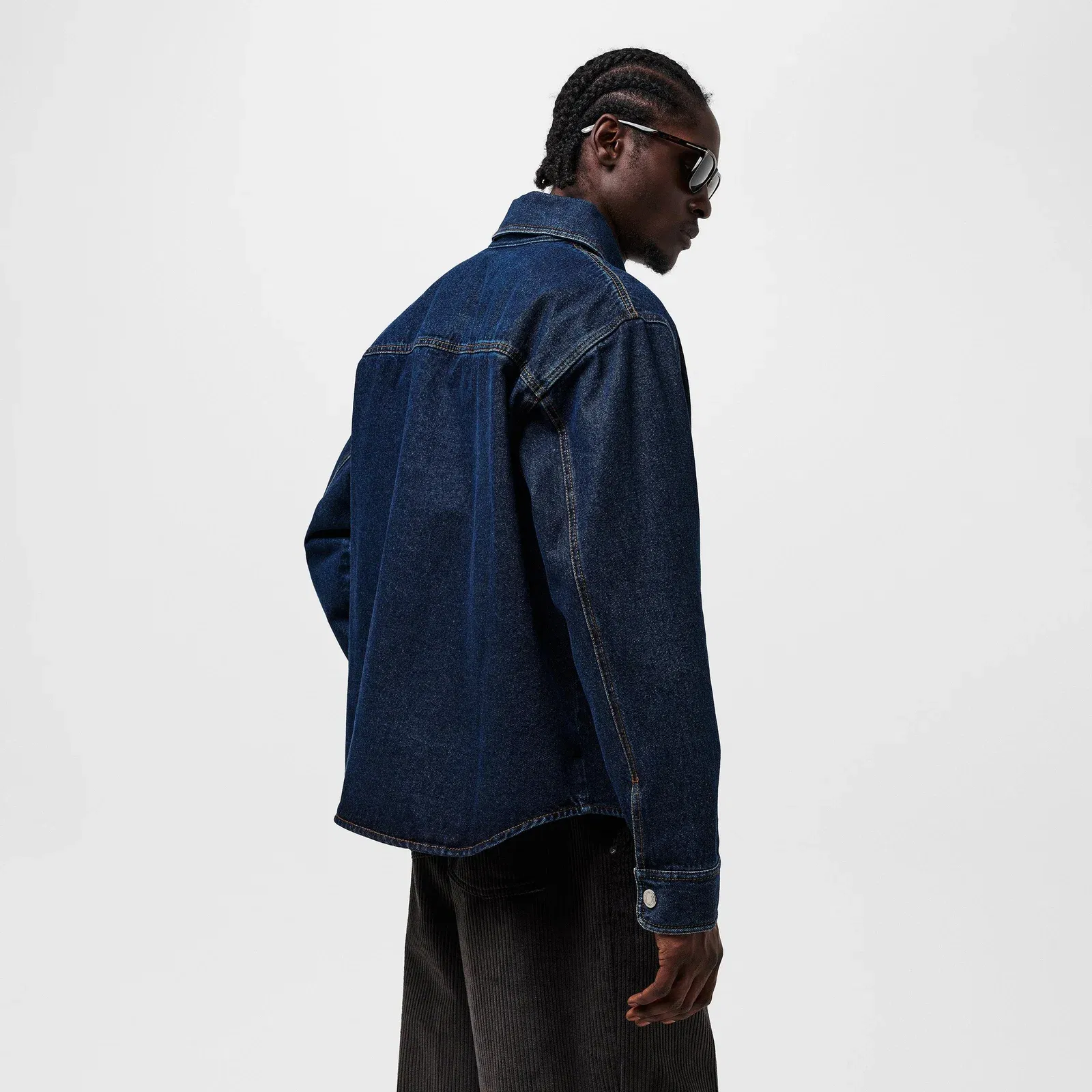 Long-Sleeve Denim Shirt