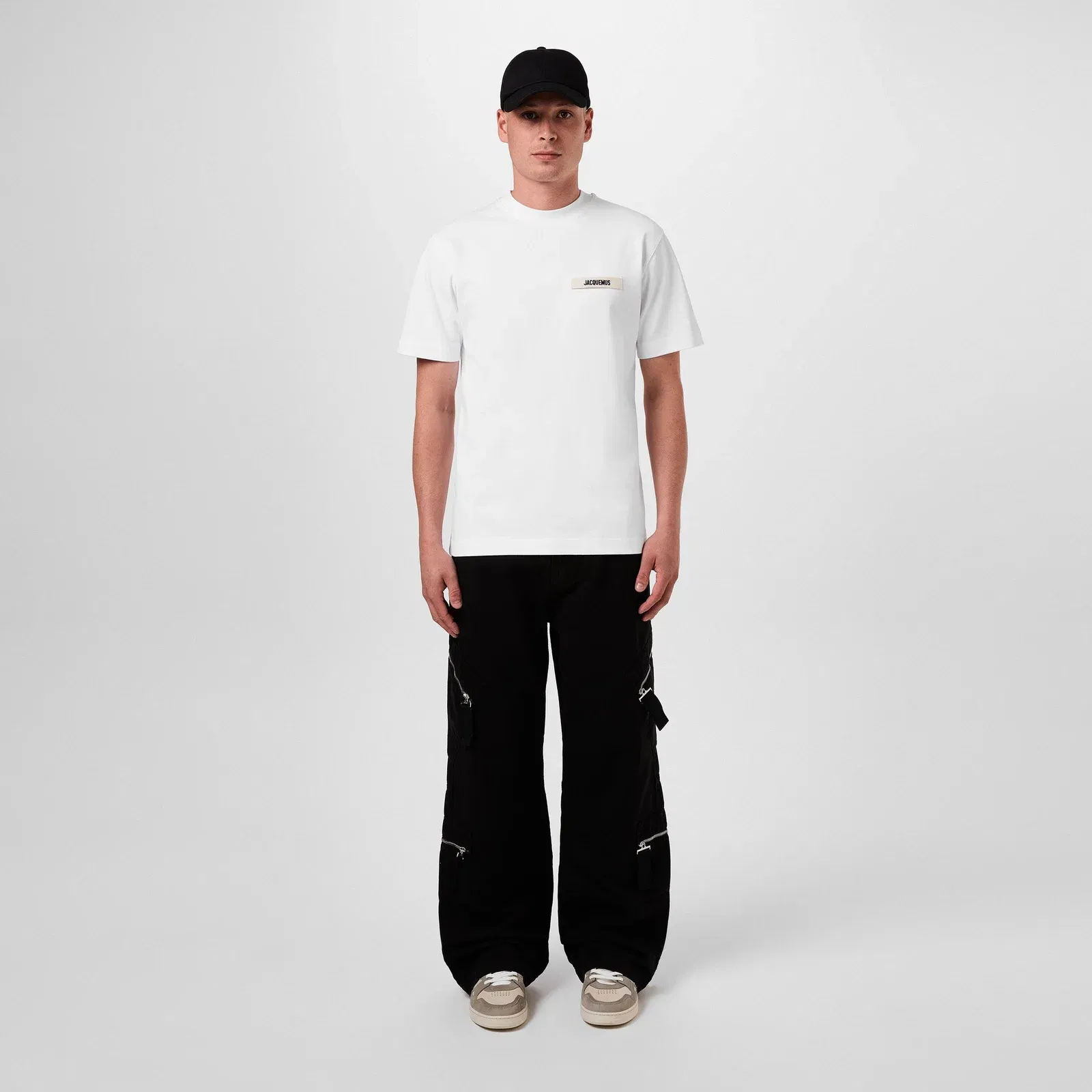 Le Marrone Zipped Cargo Trousers
