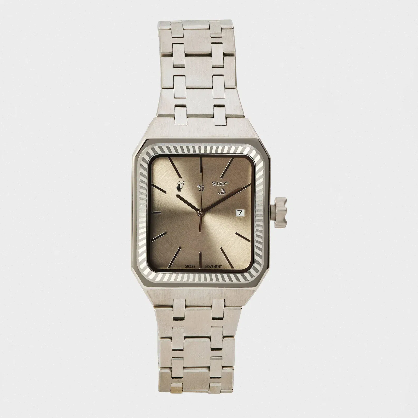 - Square Frame Quartz Auto Analogue Watch