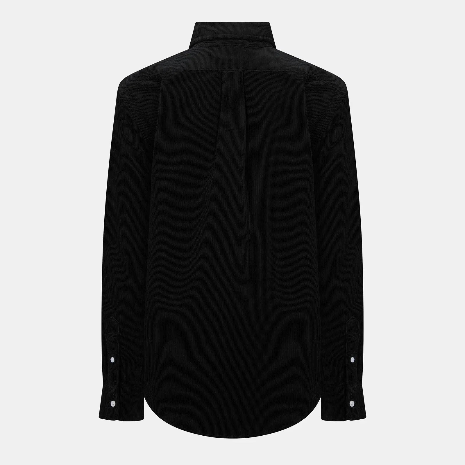 Cord Long-Sleeve Plain Shirt