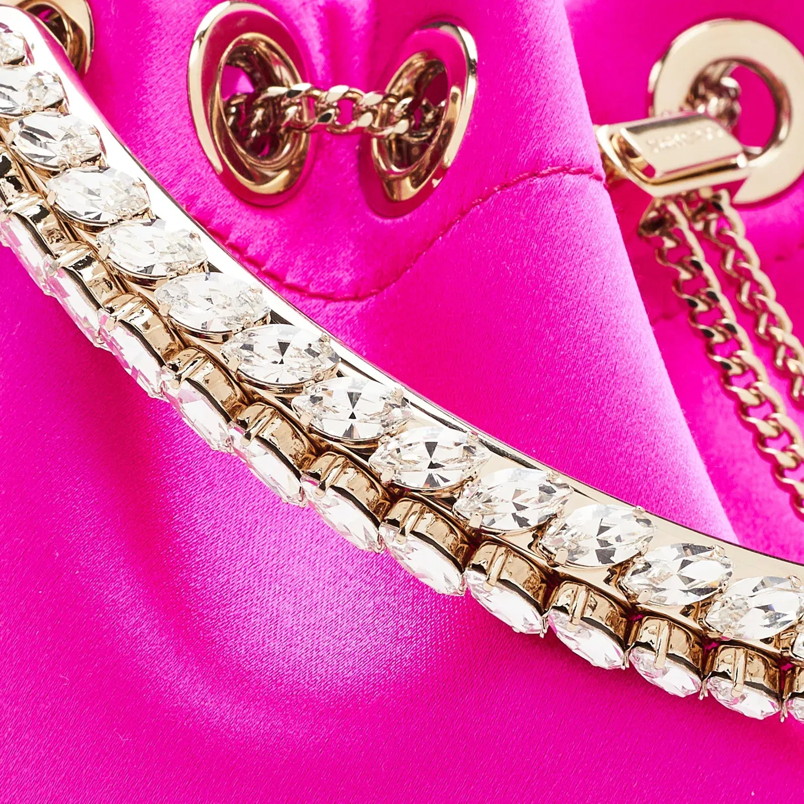 Bon Bon Satin Top-Handle Bag