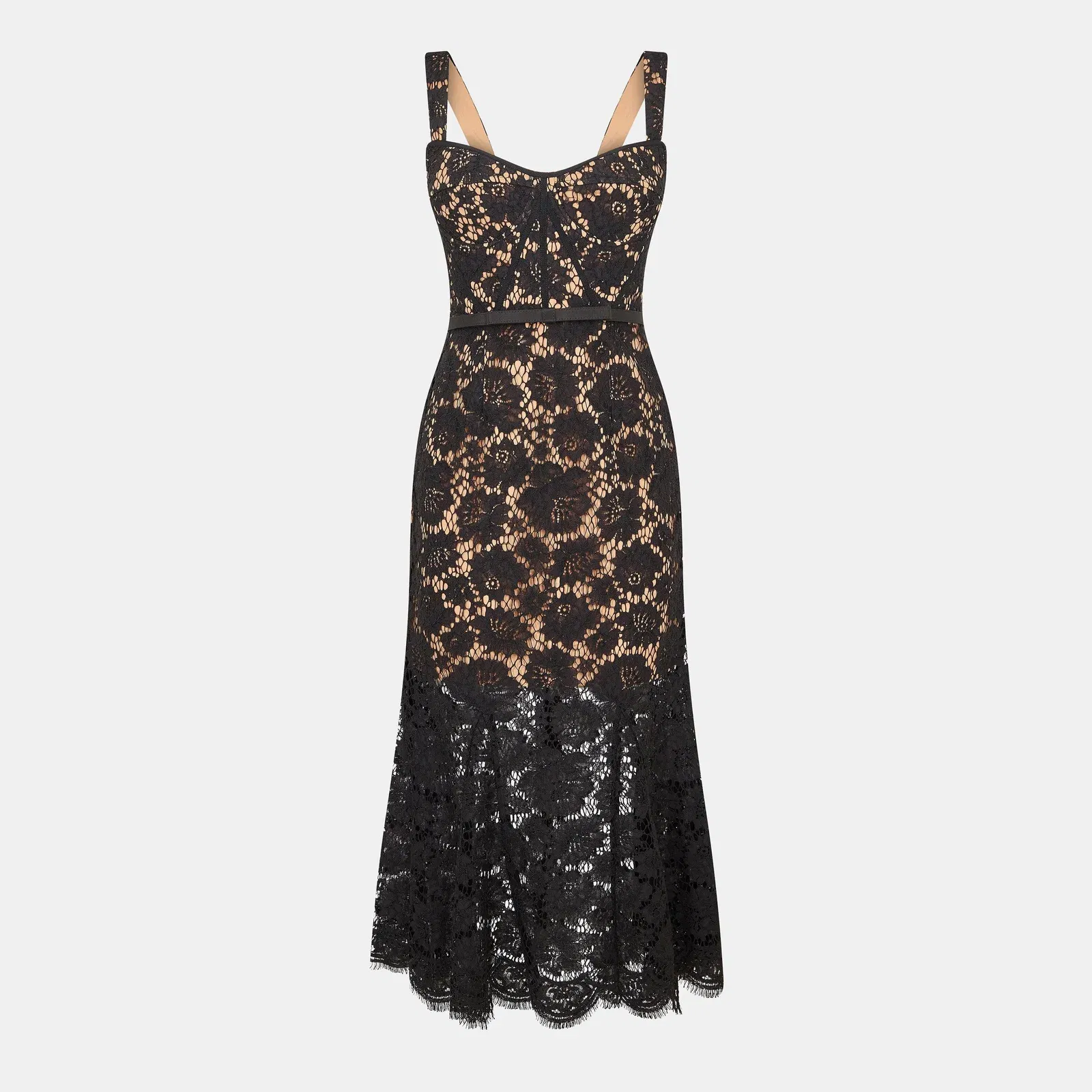 Fine Lace Bodycon Dress