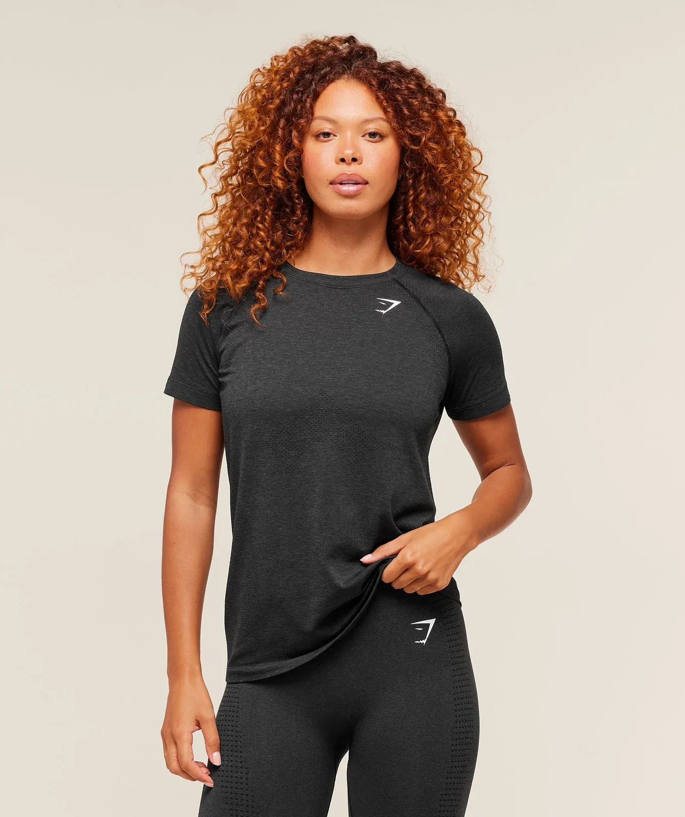 Gymshark Vital Light T-Shirt - Black Marl