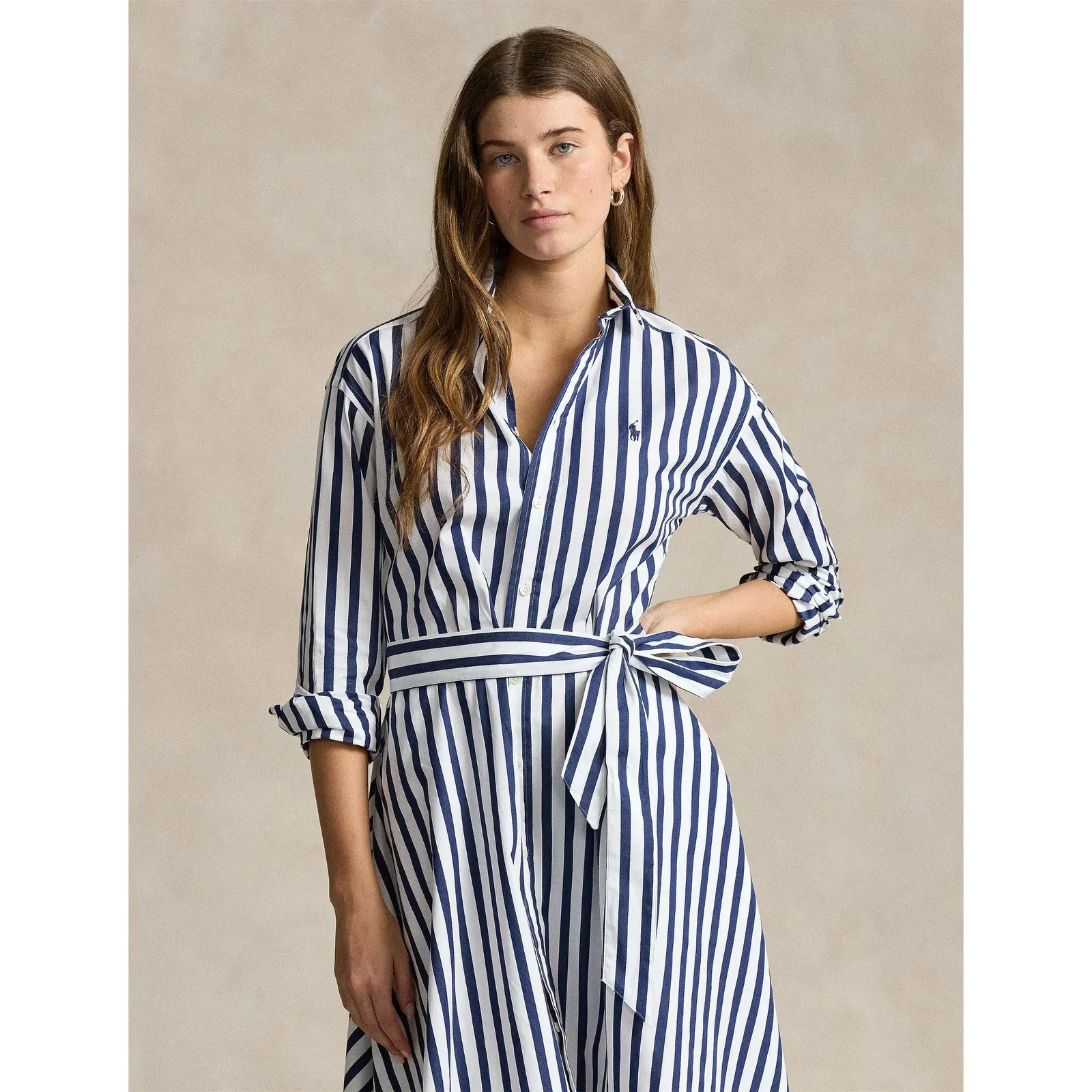 Ela Belted Shirt Dress