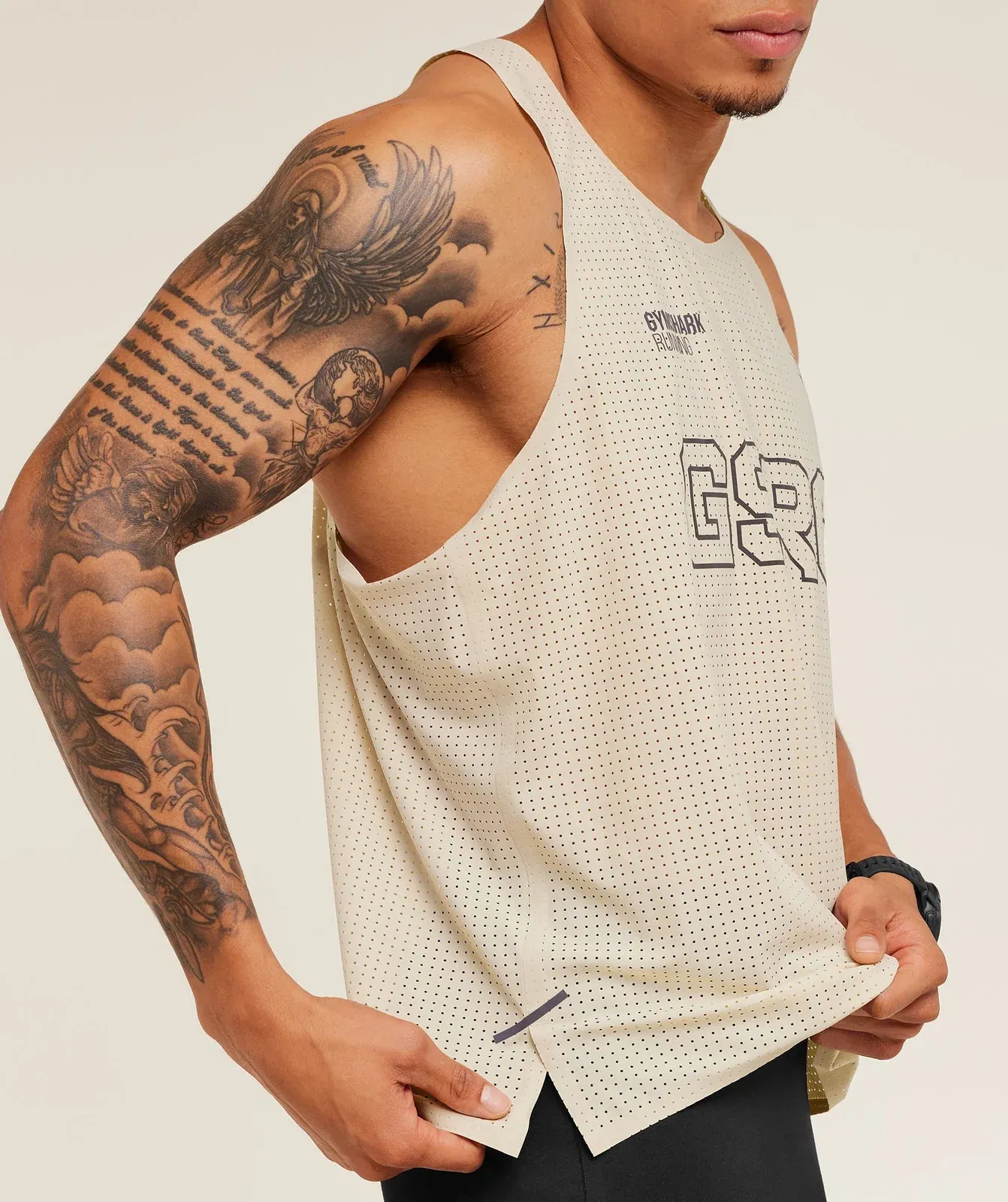 Gymshark Running Elite Race Vest - Pebble Grey