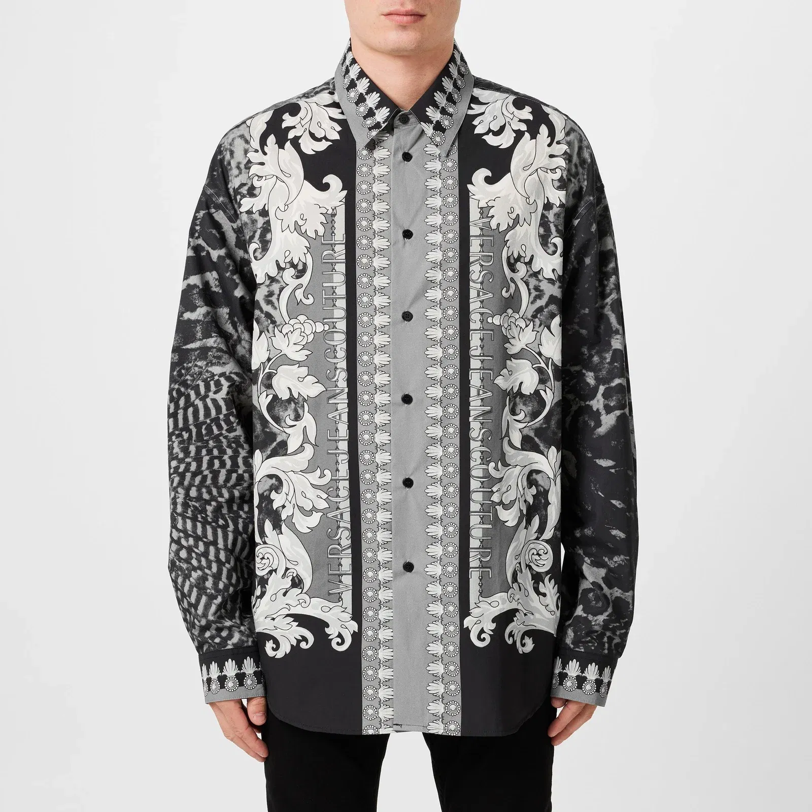 Long-Sleeve Plain Shirt