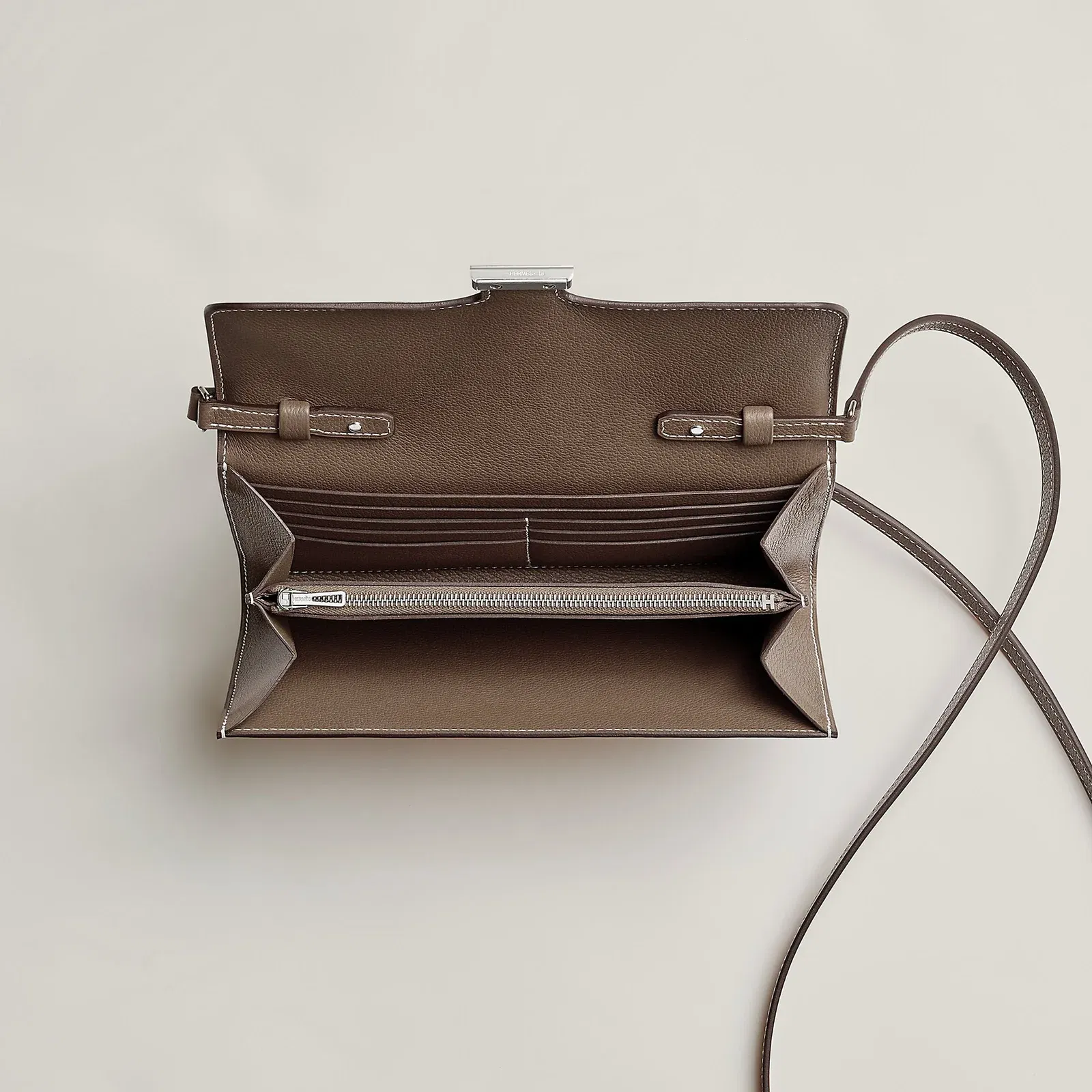 Hermes Constance To Go Wallet Toupe