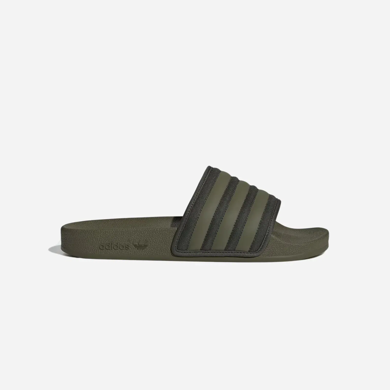 Adidas Adilette Slides Medium Dark Khaki / Legend Earth / Medium Dark Khaki