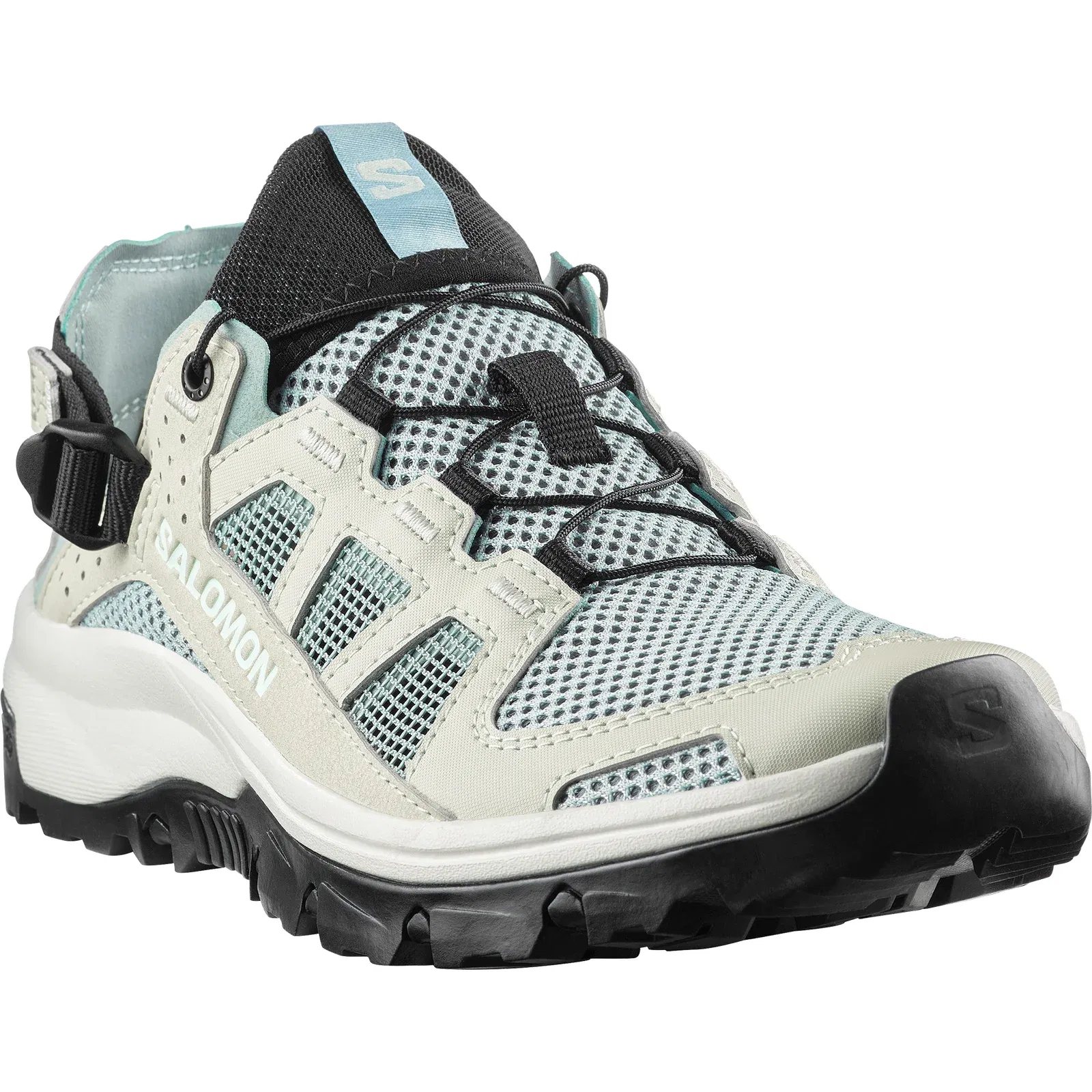 Salomon Techamphibian 5 Sandals, Water Shoes & Recovery Shoes Womens Green Milieu